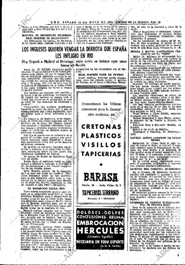 ABC MADRID 14-05-1955 página 33