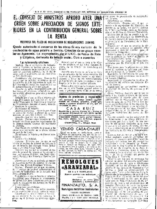 ABC SEVILLA 14-05-1955 página 17