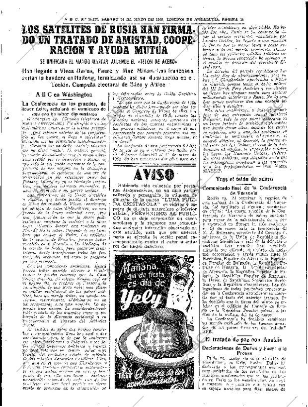 ABC SEVILLA 14-05-1955 página 19