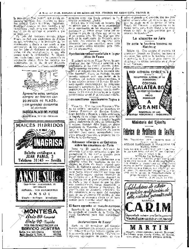 ABC SEVILLA 14-05-1955 página 20