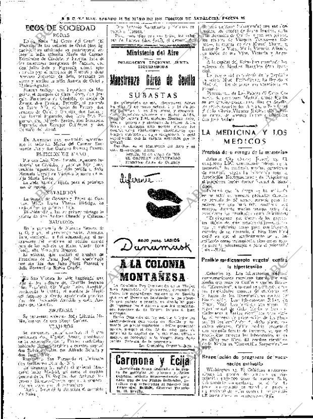 ABC SEVILLA 14-05-1955 página 26
