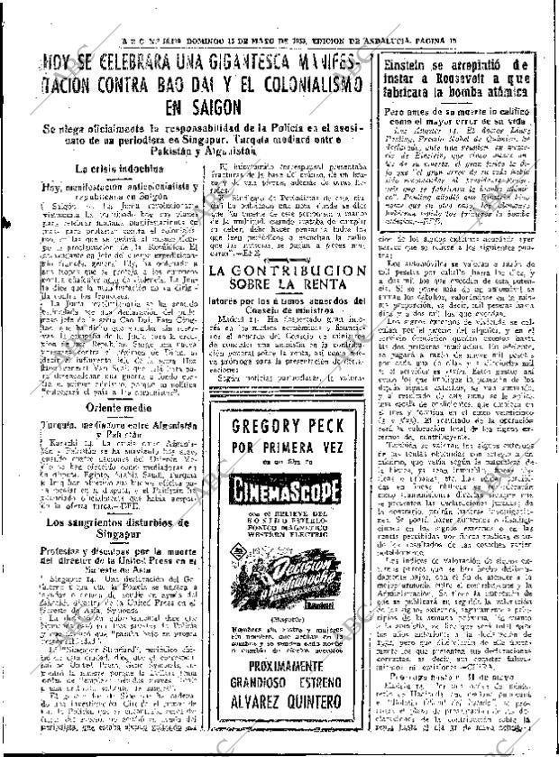 ABC SEVILLA 15-05-1955 página 19