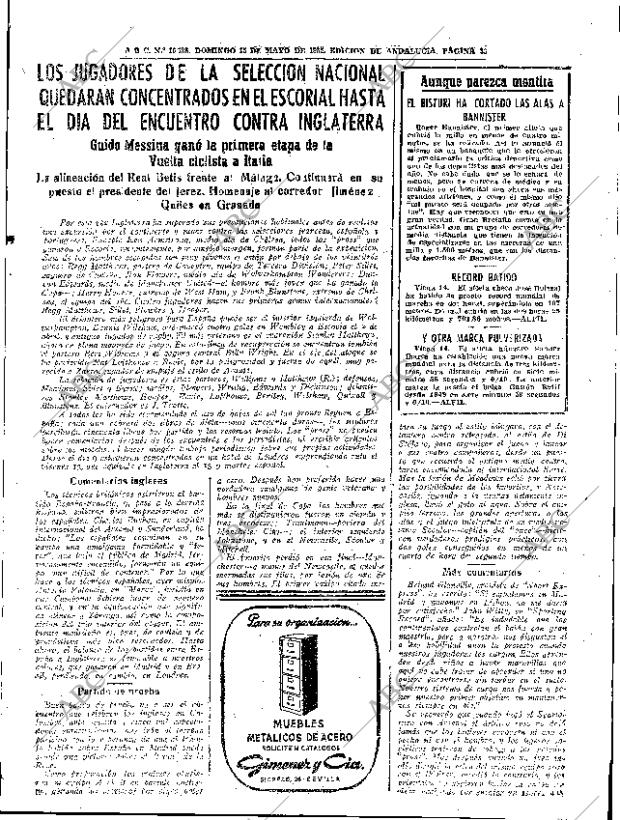 ABC SEVILLA 15-05-1955 página 33