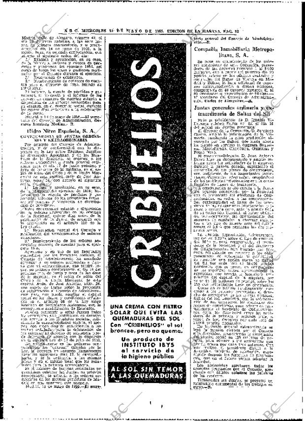 ABC MADRID 18-05-1955 página 52