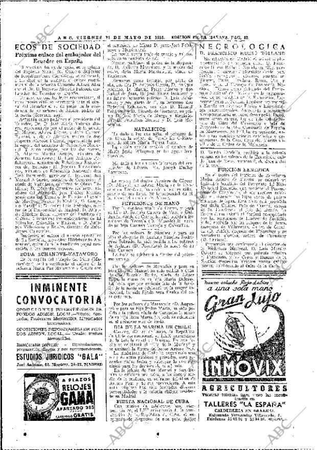 ABC MADRID 20-05-1955 página 40
