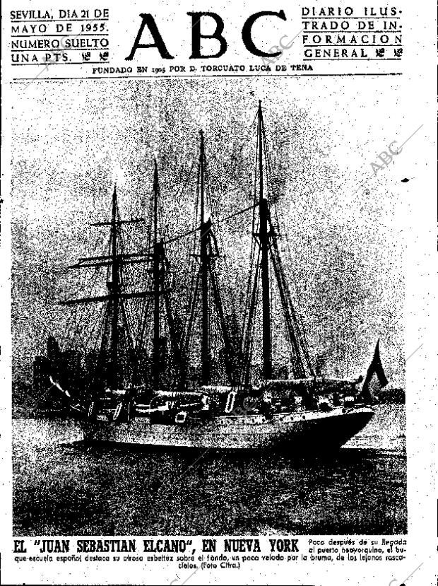 ABC SEVILLA 21-05-1955 página 1