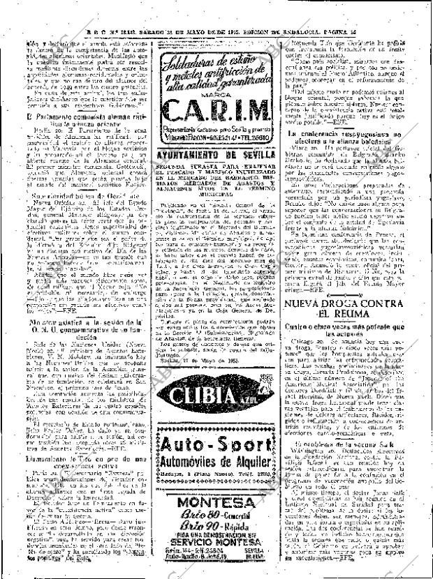 ABC SEVILLA 21-05-1955 página 14