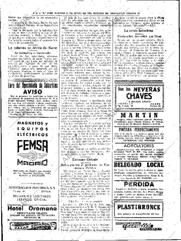 ABC SEVILLA 21-05-1955 página 16