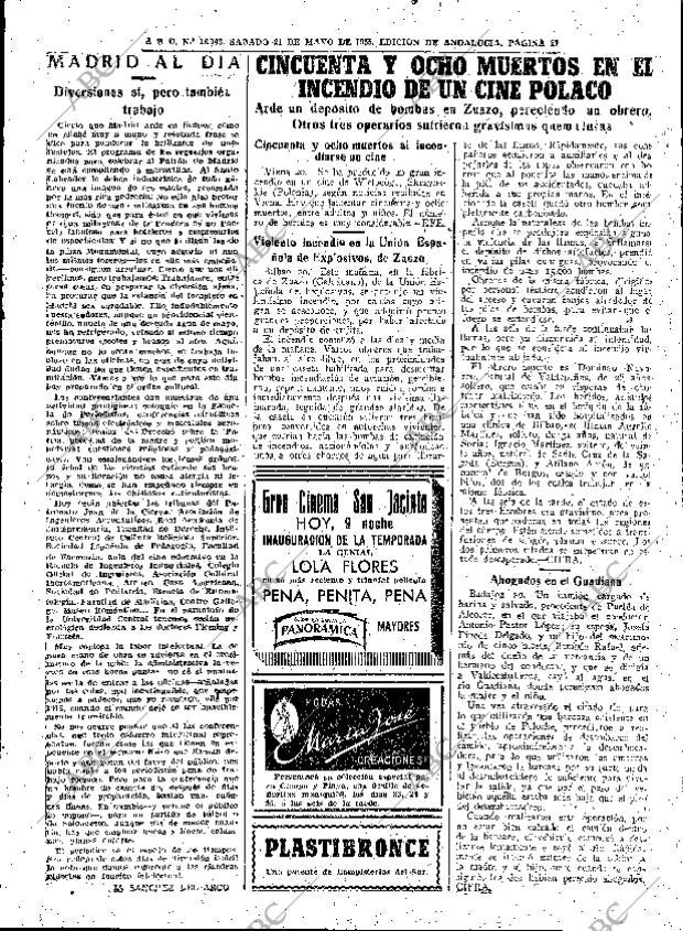 ABC SEVILLA 21-05-1955 página 17