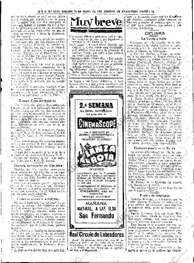 ABC SEVILLA 21-05-1955 página 23