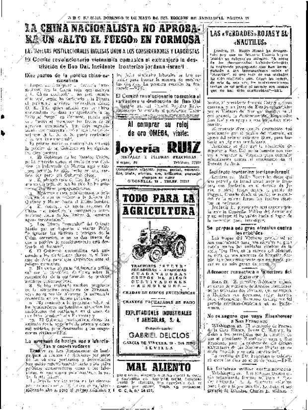 ABC SEVILLA 22-05-1955 página 17