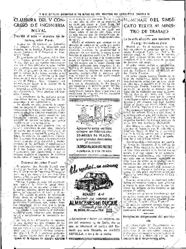 ABC SEVILLA 22-05-1955 página 22