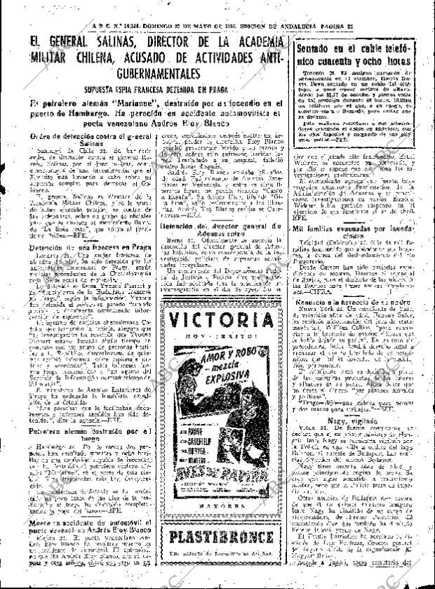 ABC SEVILLA 22-05-1955 página 25