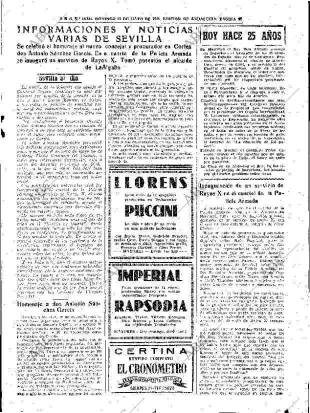 ABC SEVILLA 22-05-1955 página 27