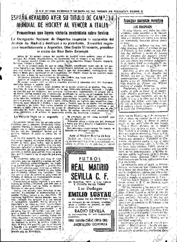 ABC SEVILLA 22-05-1955 página 31