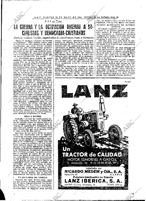 ABC MADRID 24-05-1955 página 25