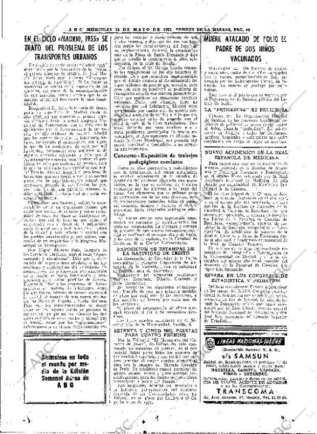 ABC MADRID 25-05-1955 página 49