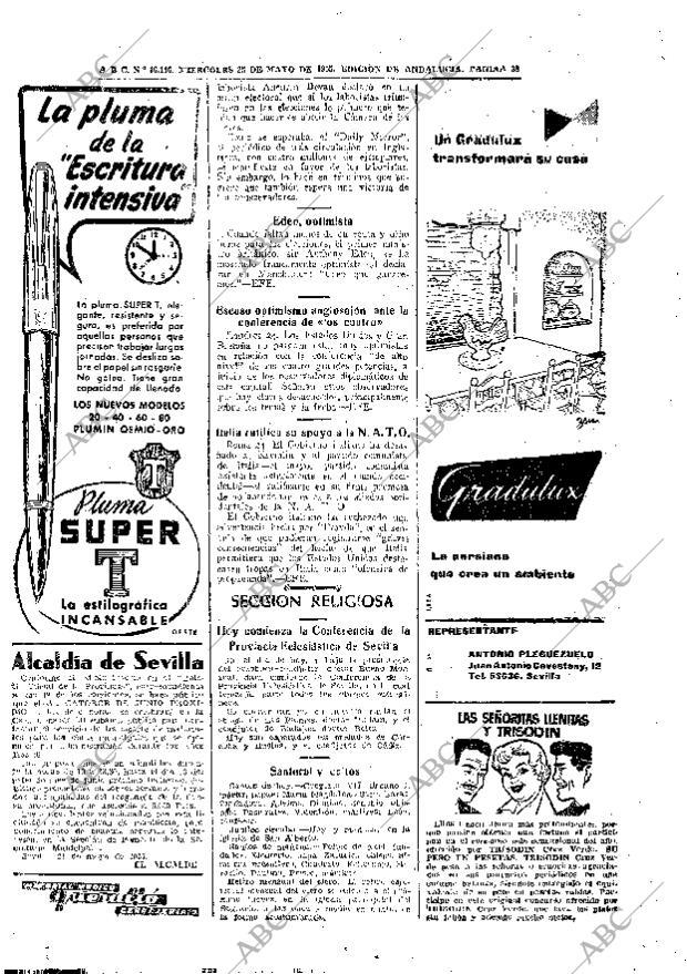 ABC SEVILLA 25-05-1955 página 38