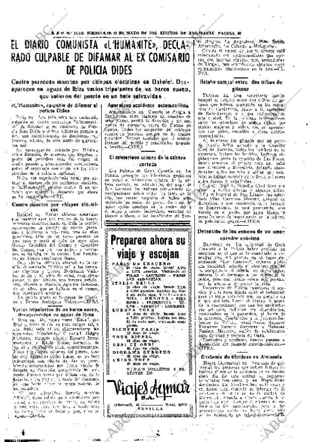 ABC SEVILLA 25-05-1955 página 46