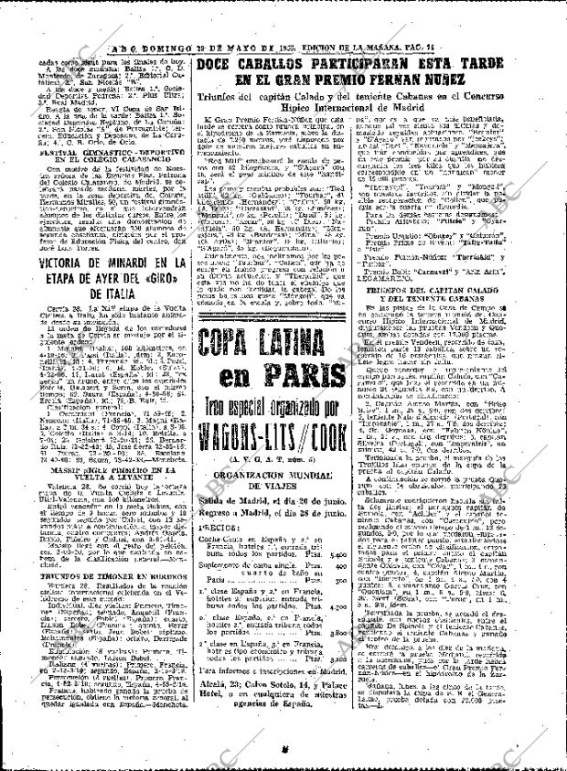 ABC MADRID 29-05-1955 página 74