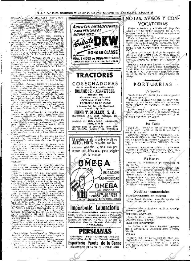 ABC SEVILLA 29-05-1955 página 32