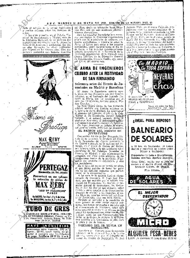 ABC MADRID 31-05-1955 página 42