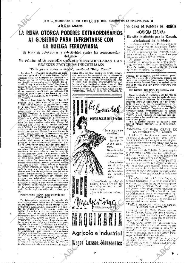 ABC MADRID 01-06-1955 página 41