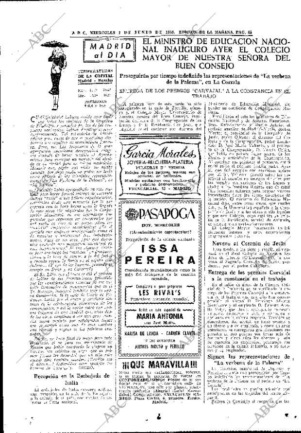ABC MADRID 01-06-1955 página 45