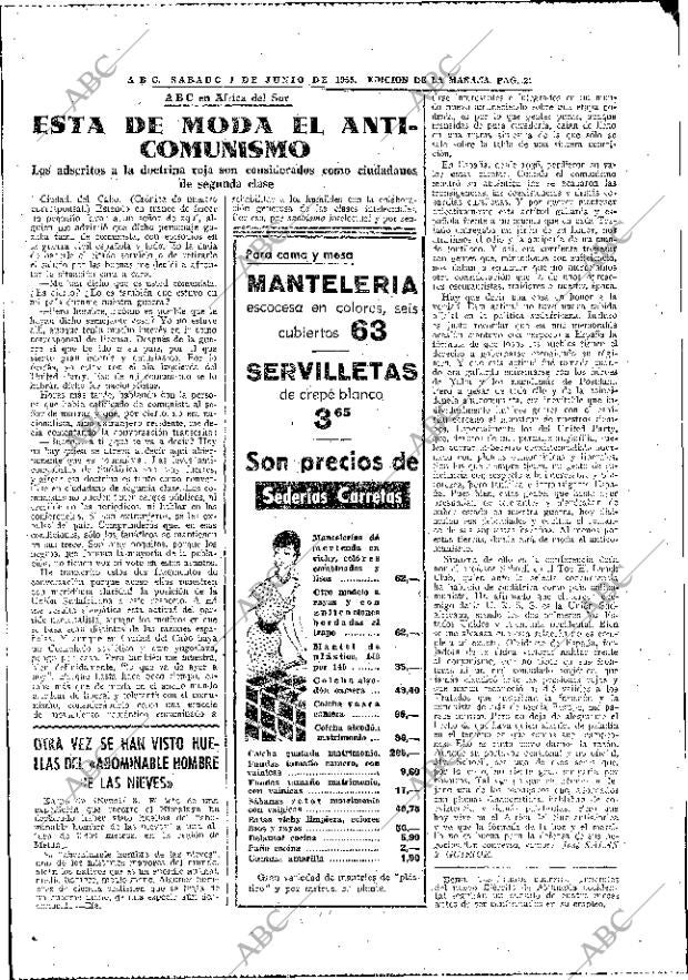 ABC MADRID 04-06-1955 página 22