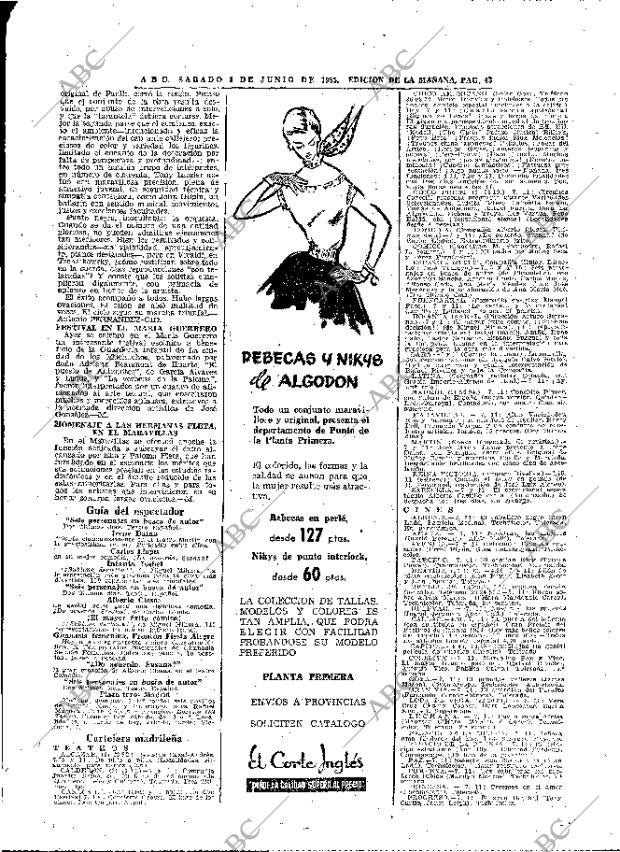 ABC MADRID 04-06-1955 página 43
