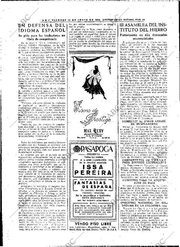 ABC MADRID 10-06-1955 página 40