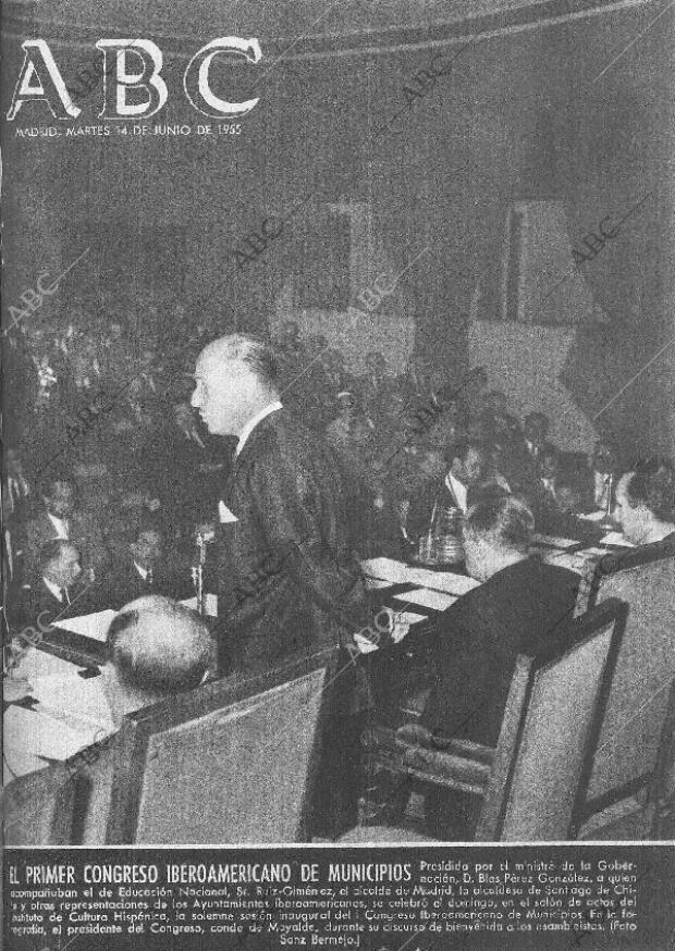 ABC MADRID 14-06-1955 página 1
