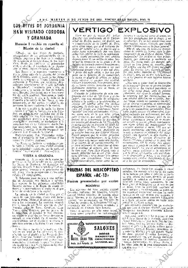 ABC MADRID 14-06-1955 página 21