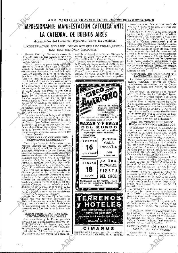 ABC MADRID 14-06-1955 página 27