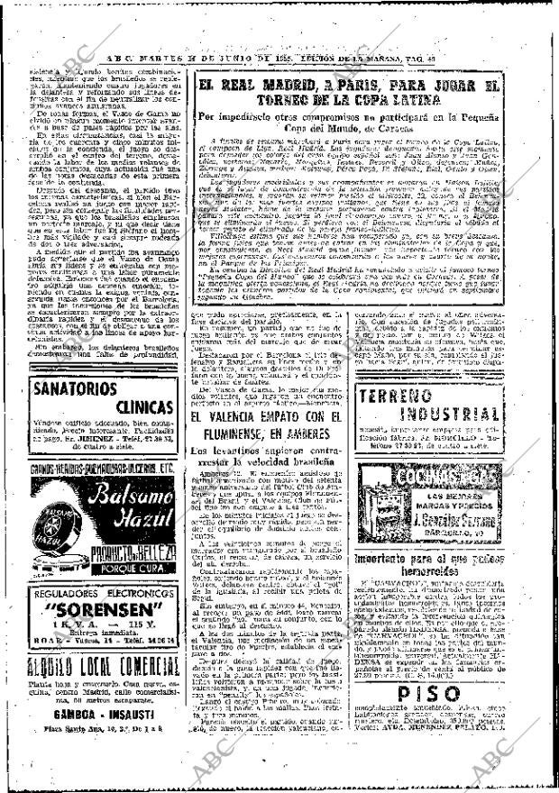 ABC MADRID 14-06-1955 página 40