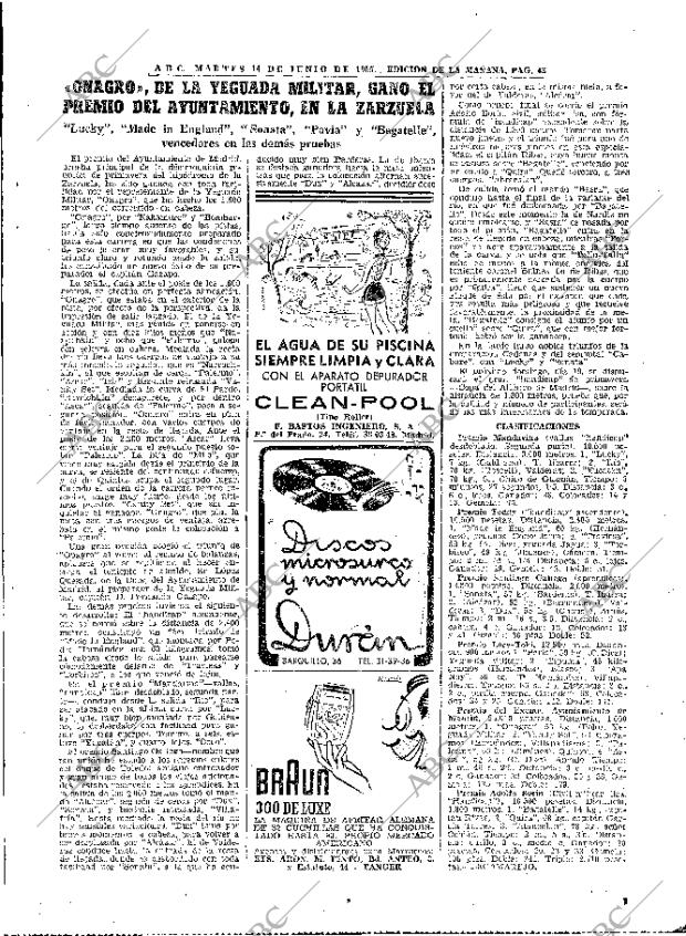 ABC MADRID 14-06-1955 página 45