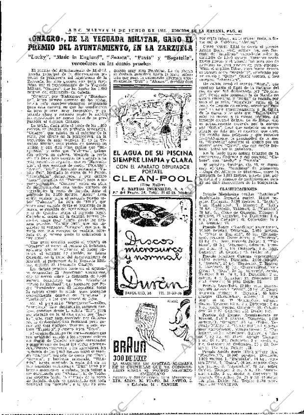 ABC MADRID 14-06-1955 página 45