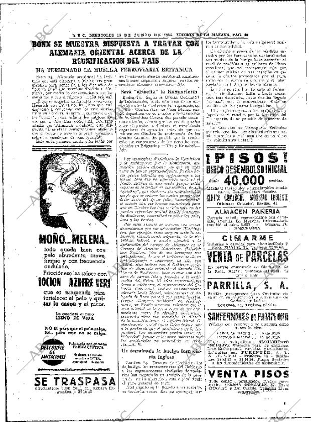 ABC MADRID 15-06-1955 página 40