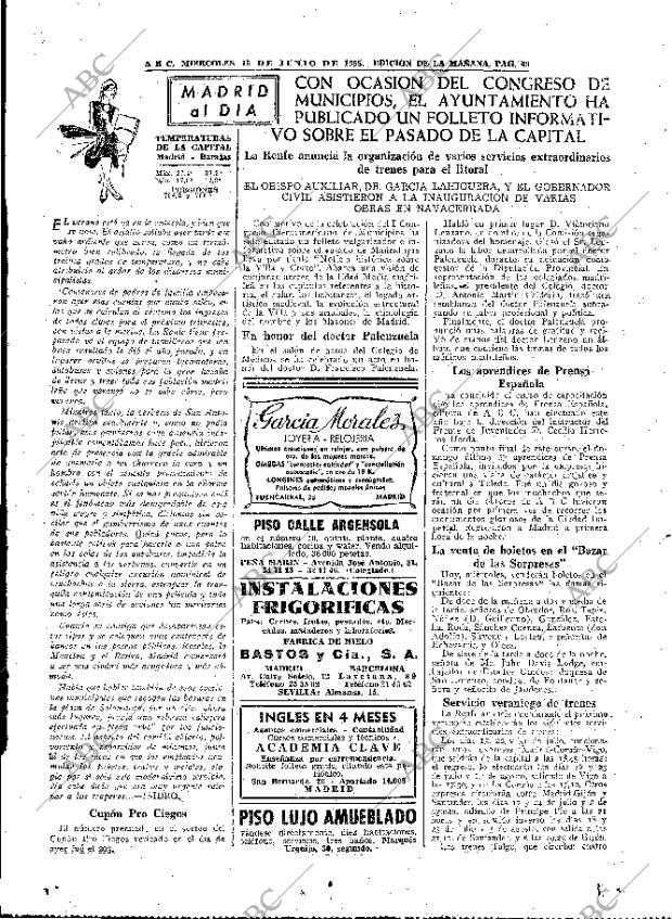 ABC MADRID 15-06-1955 página 49