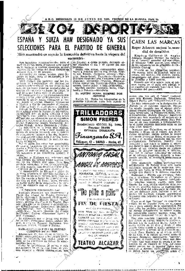 ABC MADRID 15-06-1955 página 55