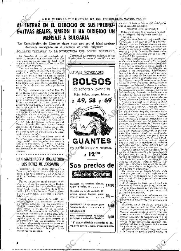 ABC MADRID 17-06-1955 página 41