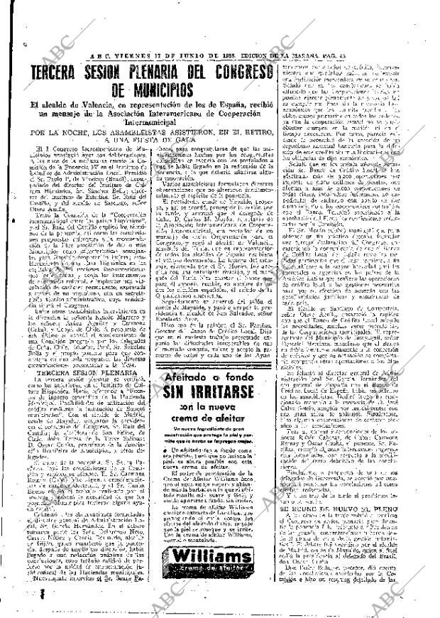 ABC MADRID 17-06-1955 página 45