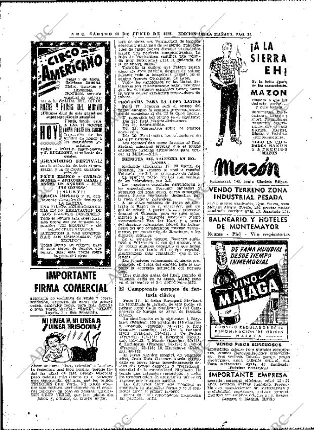 ABC MADRID 18-06-1955 página 36