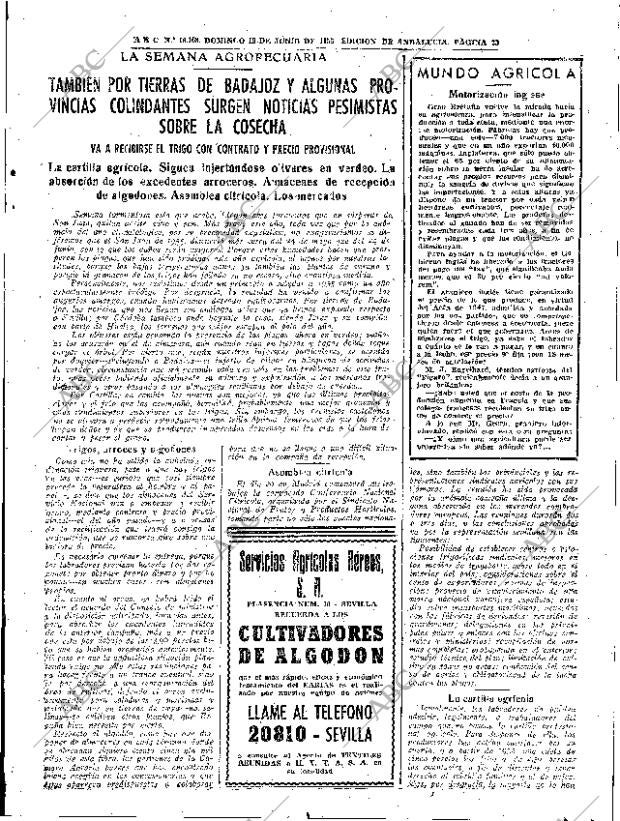 ABC SEVILLA 19-06-1955 página 23
