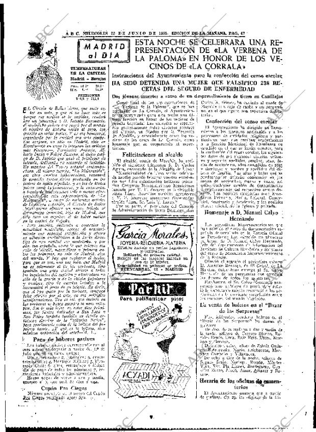 ABC MADRID 22-06-1955 página 47