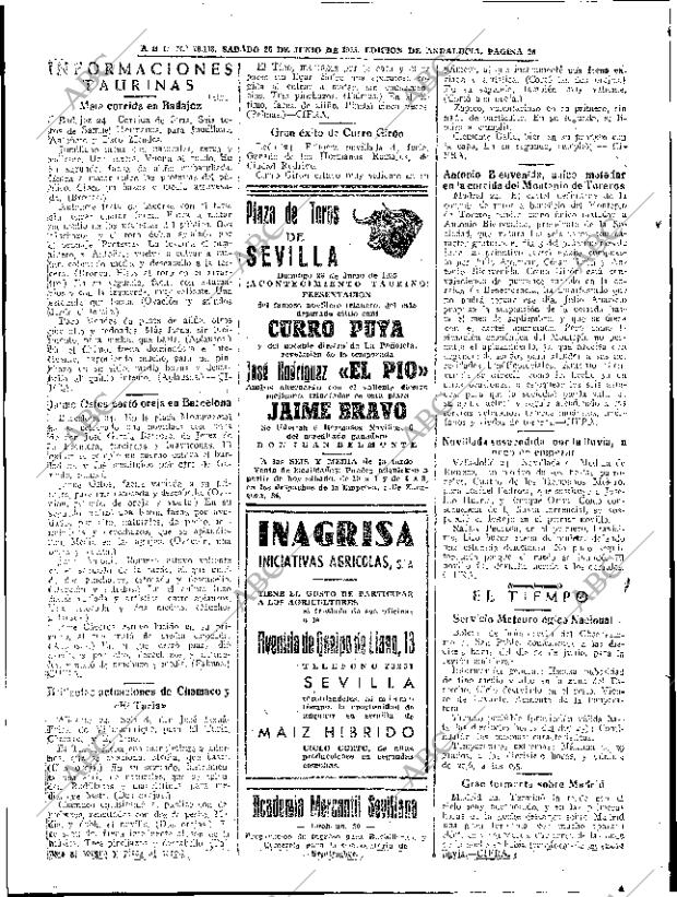 ABC SEVILLA 25-06-1955 página 26