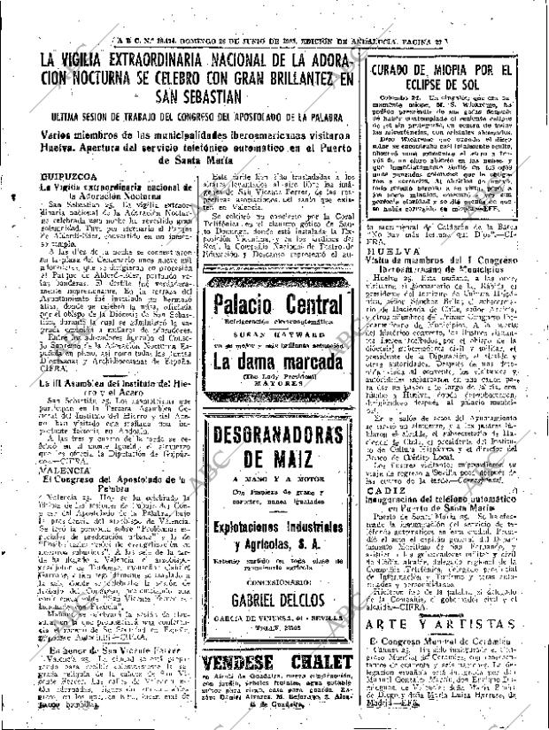 ABC SEVILLA 26-06-1955 página 23