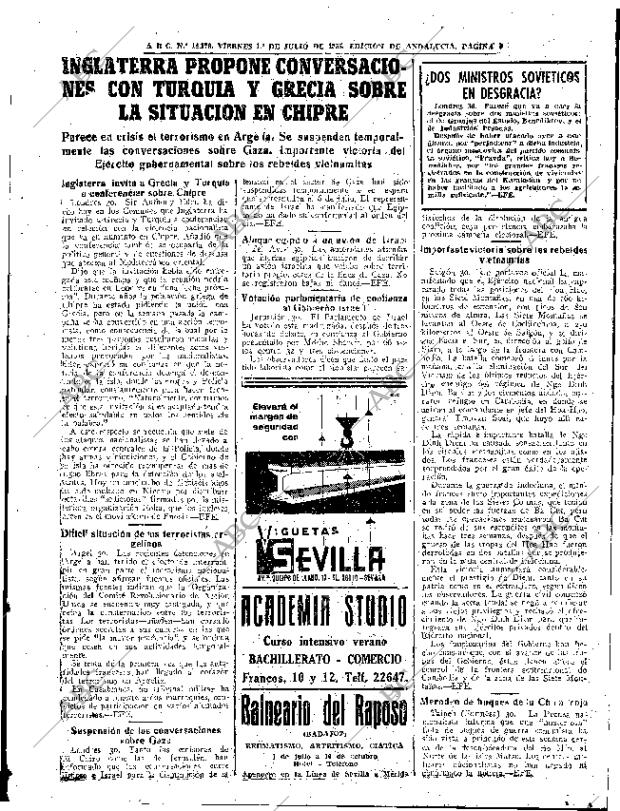 ABC SEVILLA 01-07-1955 página 9