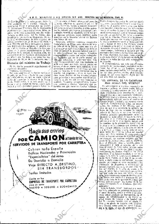 ABC MADRID 05-07-1955 página 21