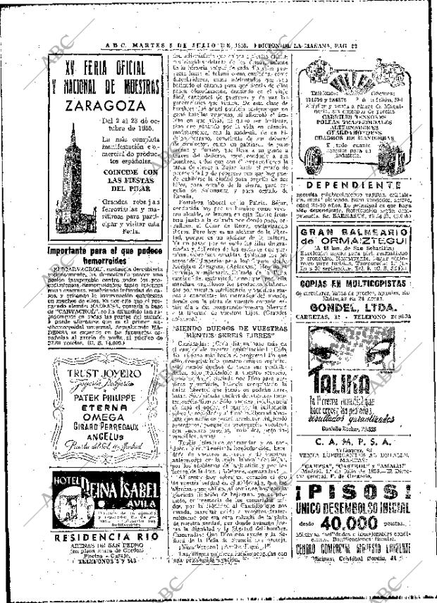 ABC MADRID 05-07-1955 página 22